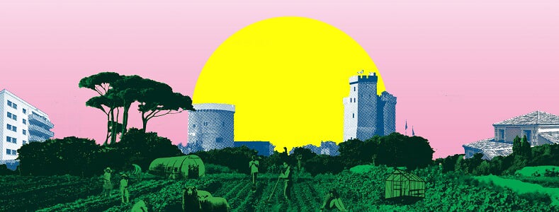 Affiche de la 9ème édition du festival des 48h de l’agriculture urbaine en pays rochelais