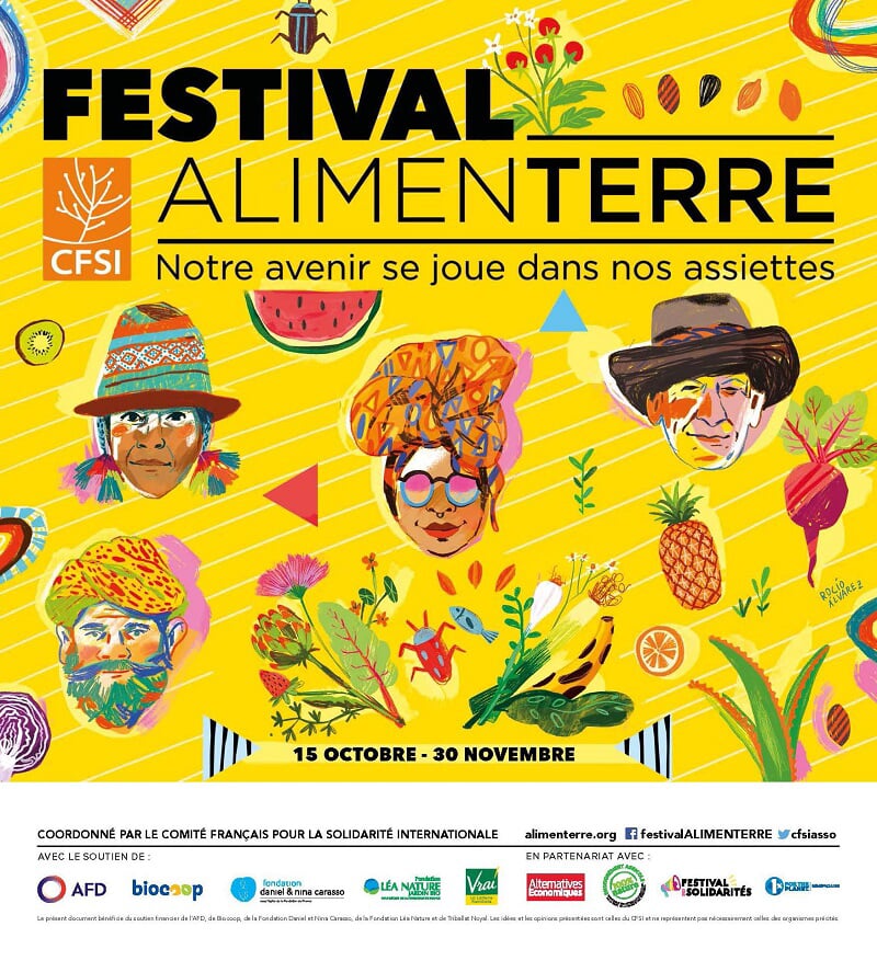 Affiche festival AlimenTERRE 2024