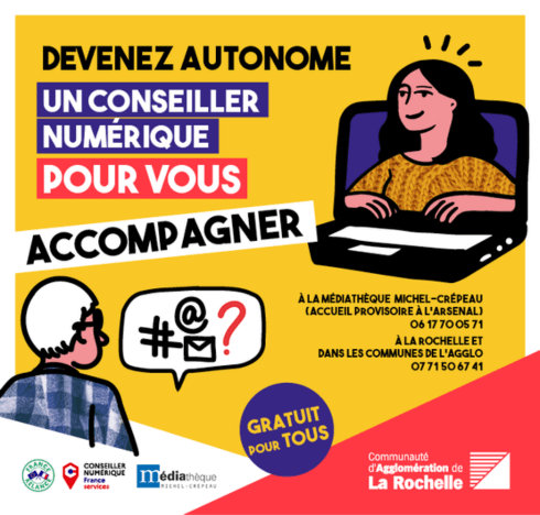 2 conseillers numériques pour vous accompagner !